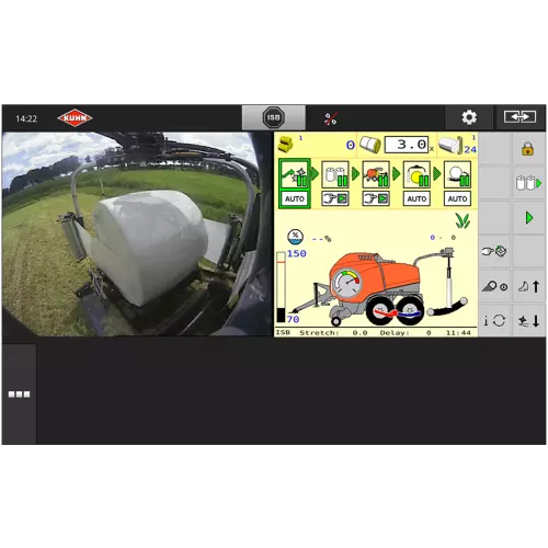 The CCI 1200 ISOBUS terminal with a 12.1” colour touchscreen