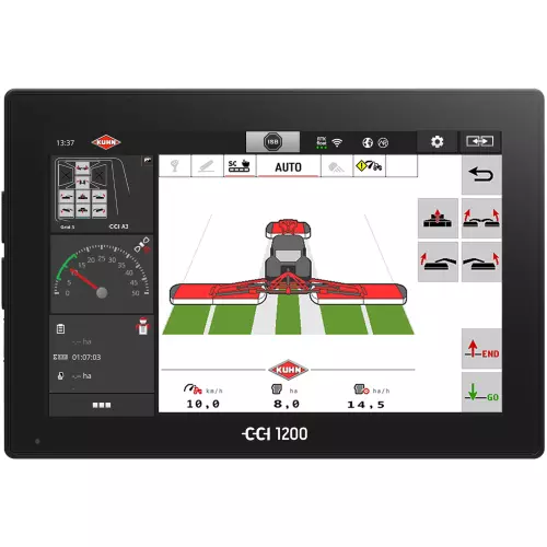 Terminal CCI 1200 containing data from the GMD 15030 mower