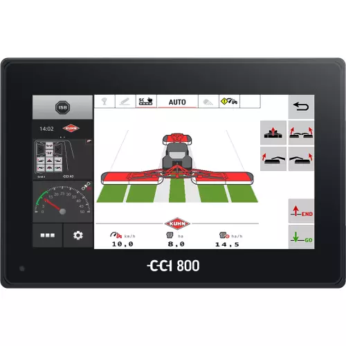 Terminal CCI 800 containing data from the GMD 15030 mower