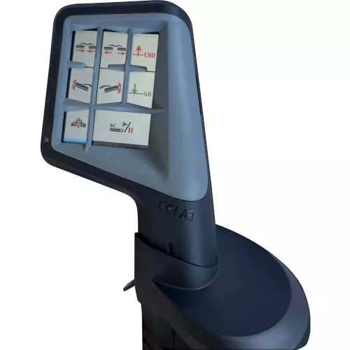 CCI A3 joystick featuring icons for the functions of the GMD 15030 mower