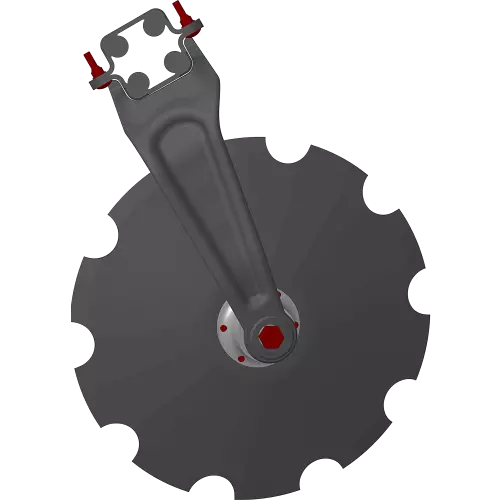 KUHN conical disc with a diameter of 620 mm and a thickness of 6 mm