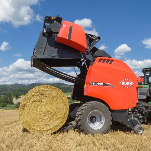 The KUHN bale weighing system delivers precise and reliable data.