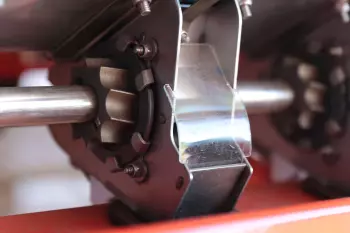 Foto del dosificador Helica montado en la máquina