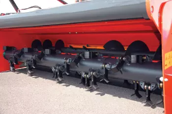 Přizpůsobení otáček rotoru vaší plodině nebo požadovanému drcení s drtičem WS 320 BIO