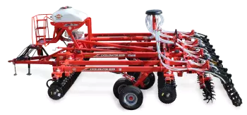 Vue du semoir type cover crop CCX 9000 KUHN