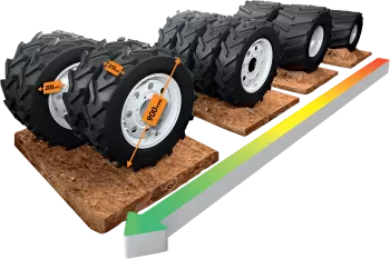 The unique design of ESPRO universal seed drill packer wheels