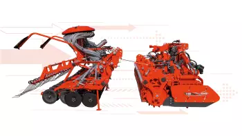 Acoplar/desacoplar la barra de siembra