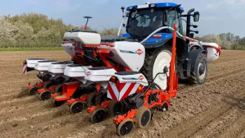 KOSMA precision seed drills are light and compact. They can be coupled to small tractors