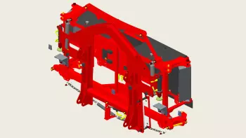 Bastidor de suspensión EQUILIBRA para las barras MES2, MEA2 y RHPA