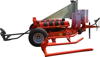 KUHN RW 1410 self-loading round bale wrapper silhouette