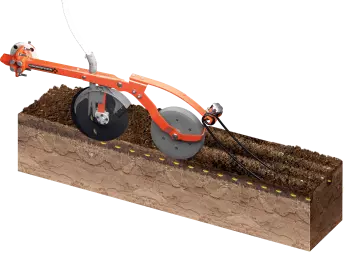 CROSSFLEX coulter bar ensures a consistent seeding depth on PREMIA 9000 TRC seed drill