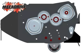 Transmisión mecánica patentada MECADRIVE: ¡con toda la experiencia de KUHN!