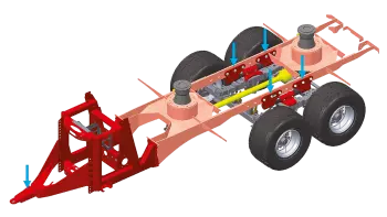 The dimensions of the cells and the patented integration system ensure that the KUHN PROFILE 2 DL/2CL mixers deliver precise weighing for everything from small loads to full loads, with a maximum volume of 34 m3
