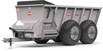 Detailed view of the KUHN SLC 100 manure spreader 