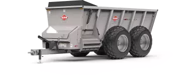 Detailed view of the KUHN SLC 100 manure spreader 