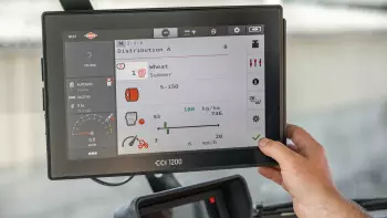 The TF 2300 C on a CCI 800 screen