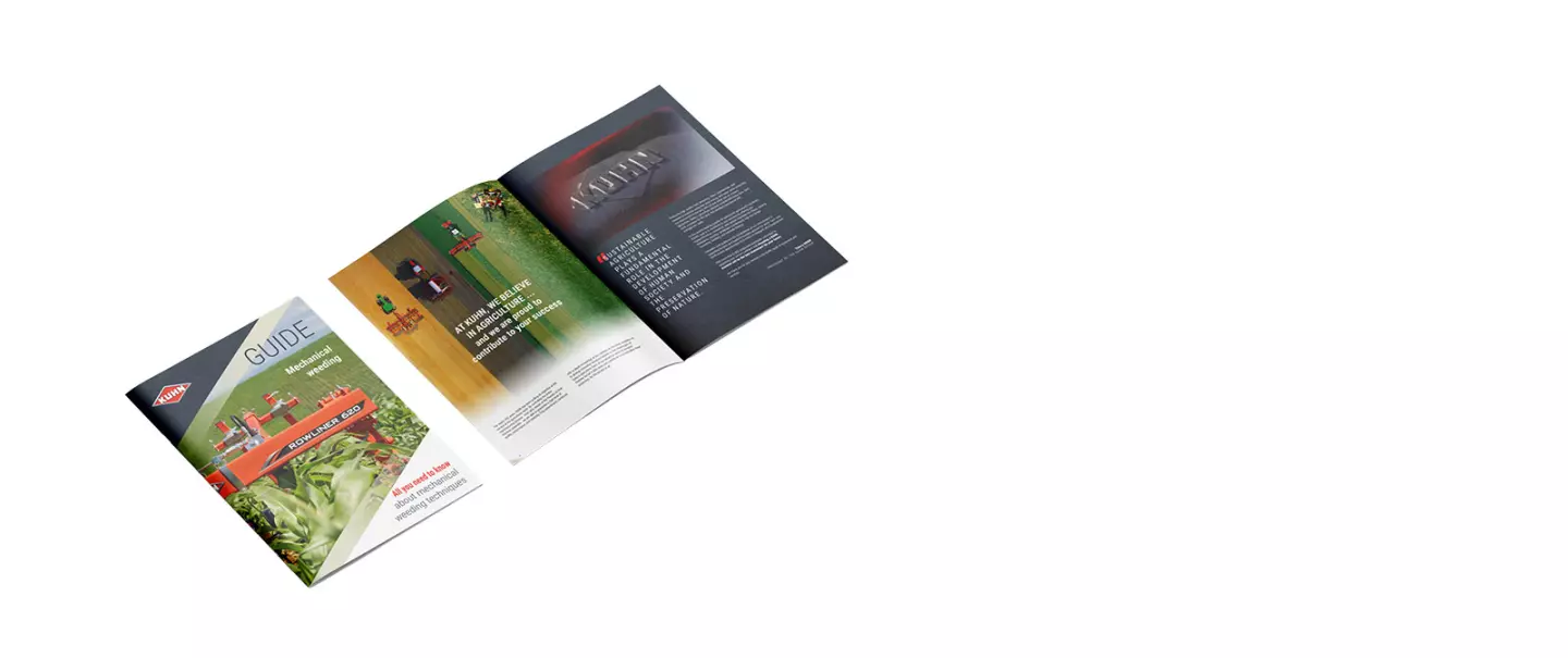 mechanical weeding guide