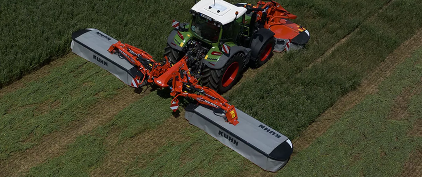 Rear view of the GMD 9530 mower