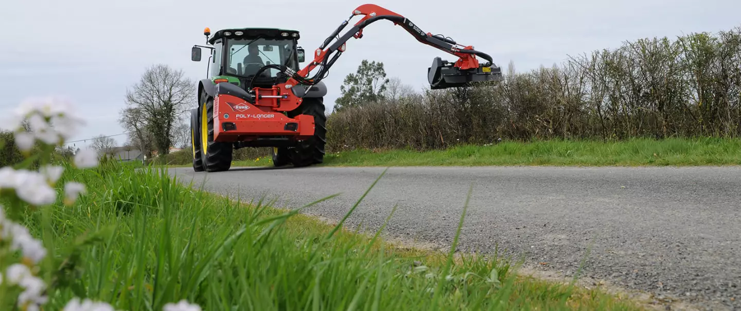De KUHN POLY-LONGER 5557 PAL armklepelmaaier biedt het beste compromis tussen prestaties en prijs