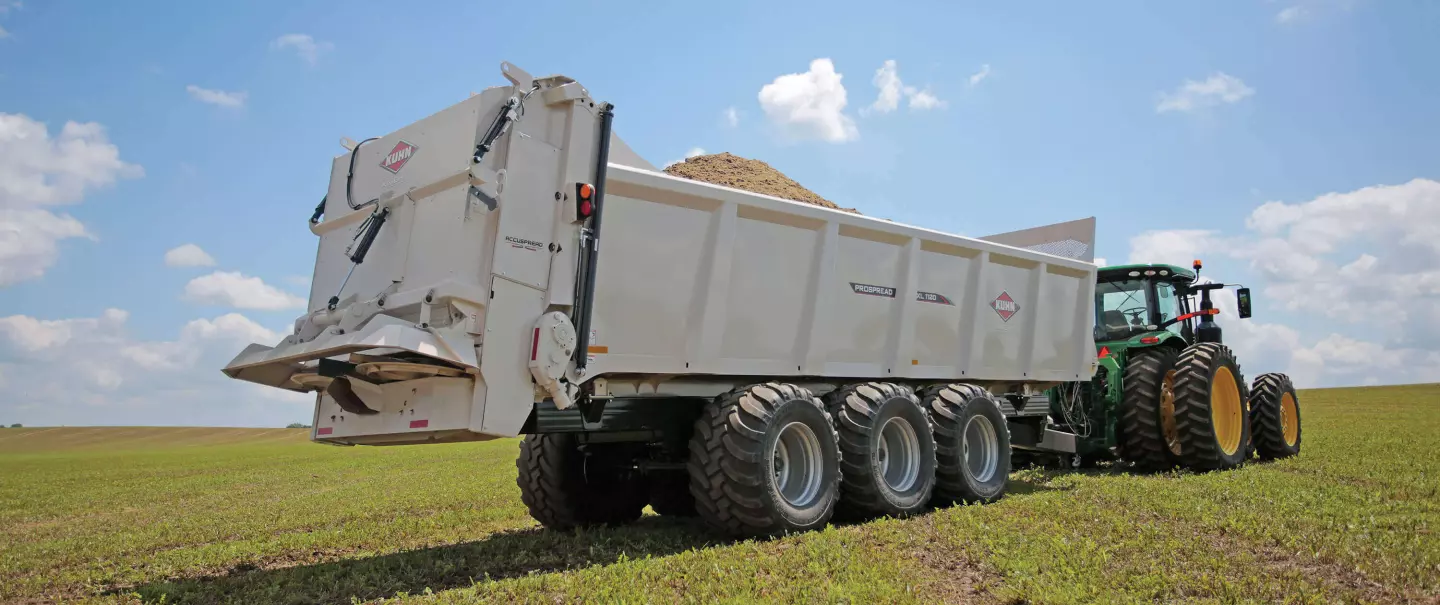 Esparcidor de caja KUHN Serie PXL 100