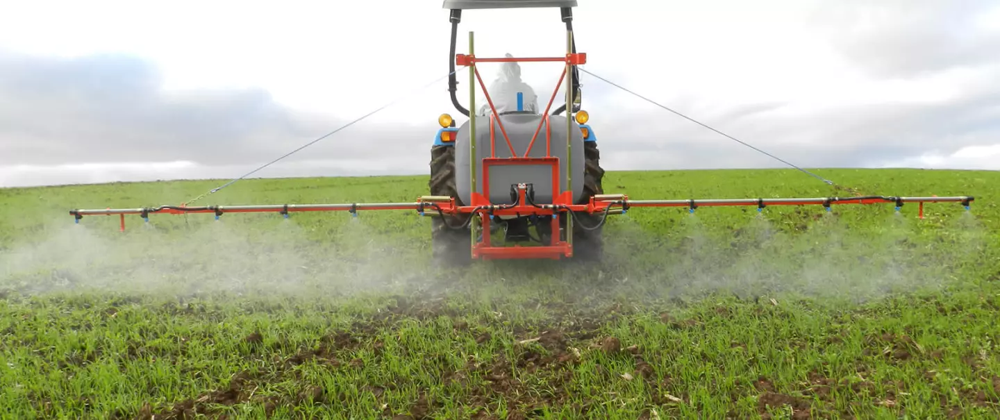 Zijaanzicht van de SLM in de werkstand