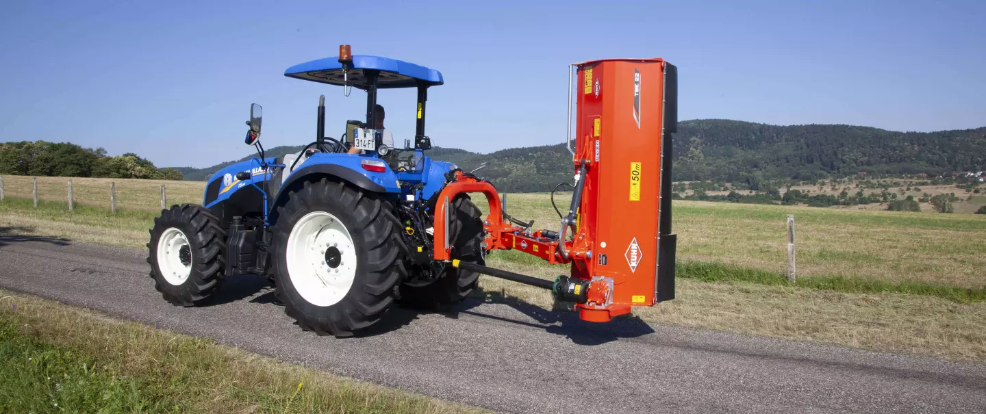 TBE 22 versnipperaar tijdens het vervoer over de weg