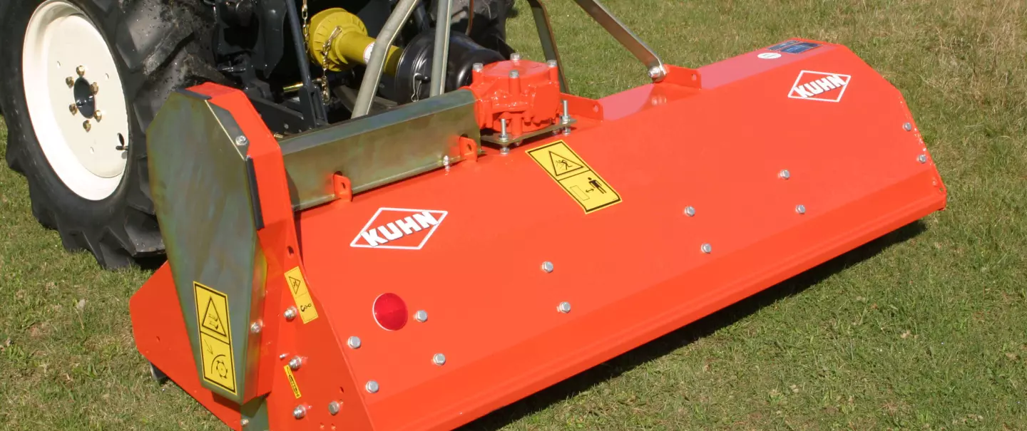 Broyeur TL150 à l'arrêt 