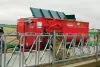 KUHN 3100 Series Reel Auggie mixer in action