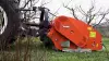 The BV 1800 shredder can be coupled to the rear of the tractor for work in orchards