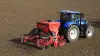 ISOBUS VENTA 3030 pneumatic integrated seed drill at work with CD 3020 disc cultivator