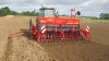 Integrated mechanical seed drill COMBILINER SITERA 4000 at work