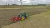 The subsoiler at work in the field