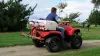 EVOLIS quad-mounted sprayer in transport mode