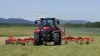 The GF 8700 tedder is adapted to lower powered tractors