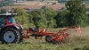 The GF 8703 T tedder at work in the field