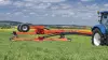 KUHN GMD 5251 TC getrokken schijvenmaaier met grote breedte op de openbare weg