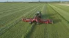 MERGE MAXX 1090 belt merger at work in a field of alfalfa