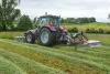 PZ 3015 working in combination with a front mower