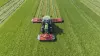 PZ 8831 Triple Drum Mower drone shot