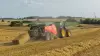 SB 1290 iD baling in a straw field