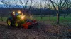 The TDP 2000 shredder at work in an orchard at the end of the day